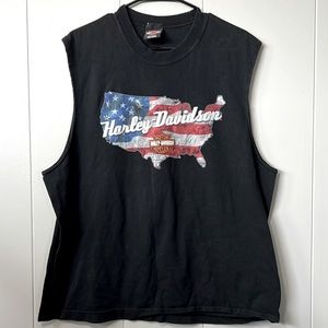 Harley Davidson / Bravado Cutoff Sleeve Tee Tucson Arizona